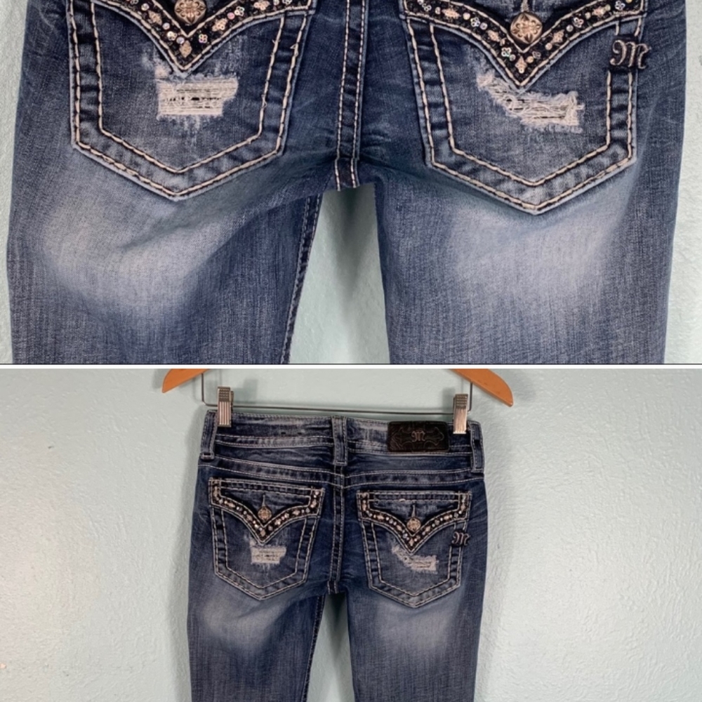 Miss Me size 25 x 30 Skinny Stretch Jeans